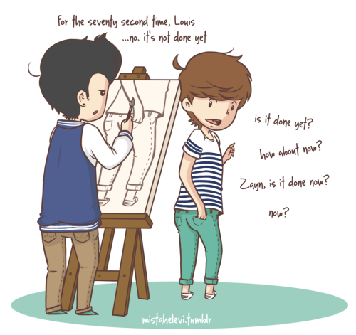 Louis thought a drawing of his bum would be a nice gift for Harry
