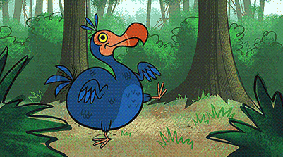 Image result for dodo bird cartoon gif