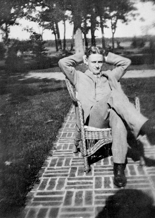 
F. Scott Fitzgerald at leisure, 1920s
