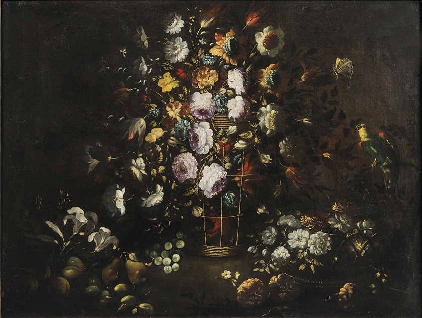 Margherita Caffi, Naturaleza muerta de flores, siglo 17