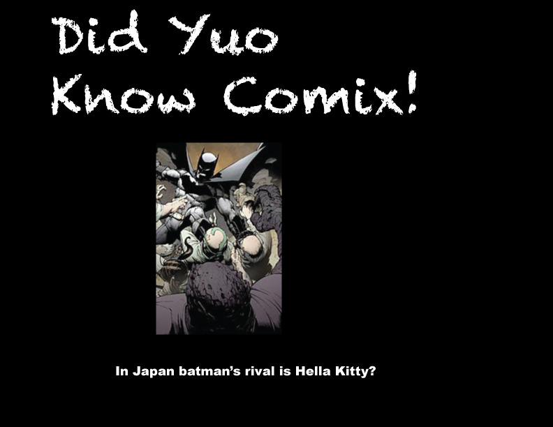 Japan Batman Hella Kitty Comix