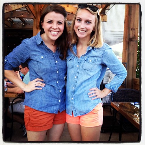 So thankful for sweet friends like Keelie! Especially when we dress like twins&#8230; (Taken with instagram)