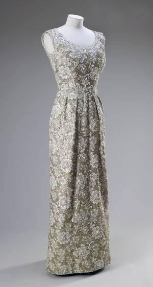 Dress worn by Queen Elizabeth II Norman Hartnell, 1962