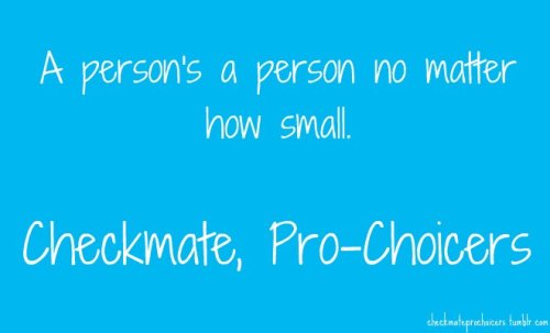a person's a person no matter how small.