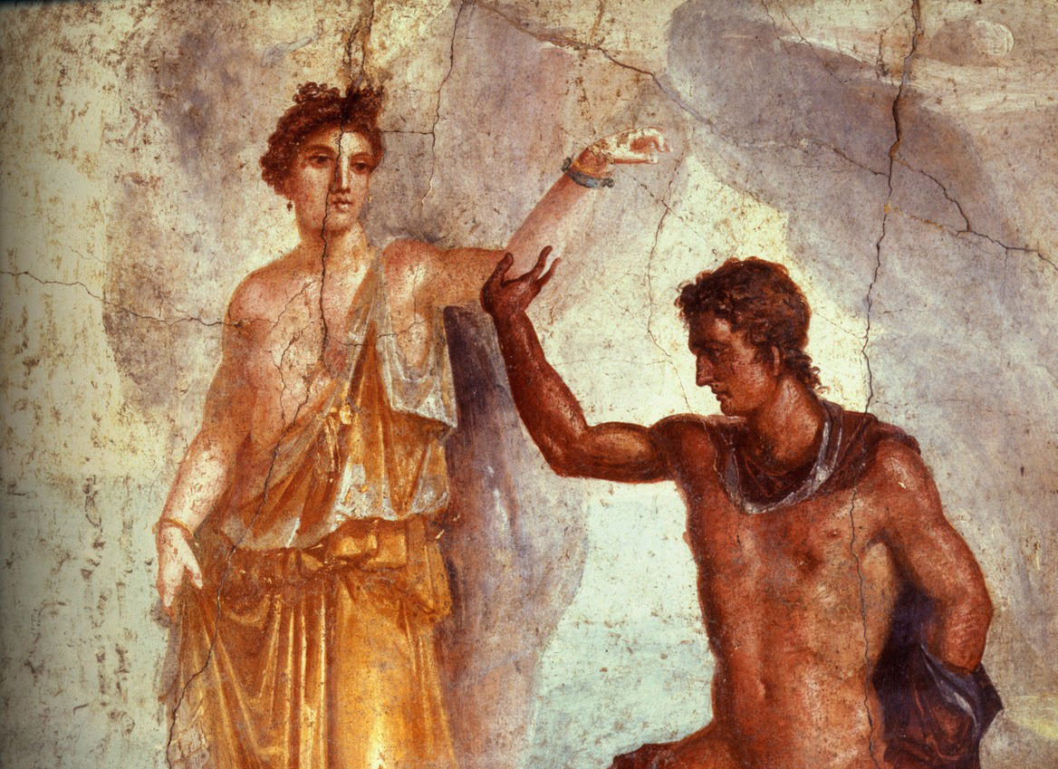 Ancient Roman, Fresco from Pompeii, 55 AD