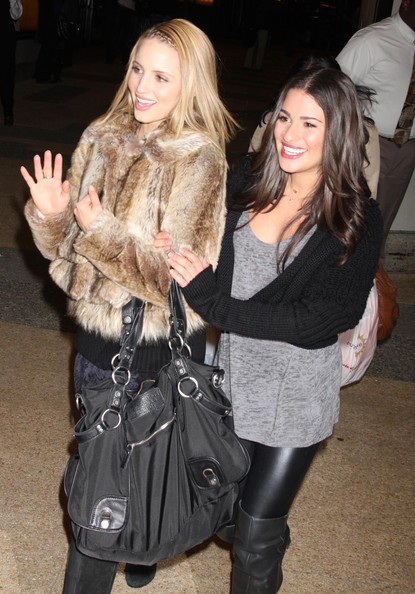 Dianna Agron and Lea Michele,