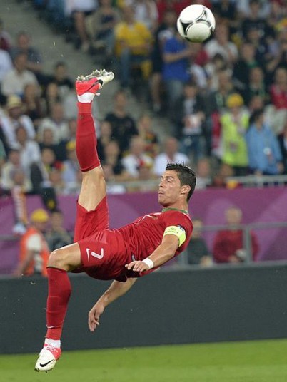 Wow.
Portugal vs. Germany 0:1, EURO 2012&#160;09.06.2012(via Euro 2012: action from day two of the European Championships, in pictures - Telegraph)