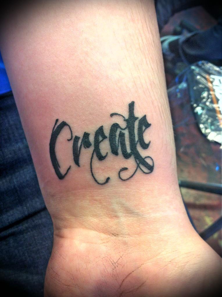 One Word Tattoos: Cool Looking Popular Examples - Design Press