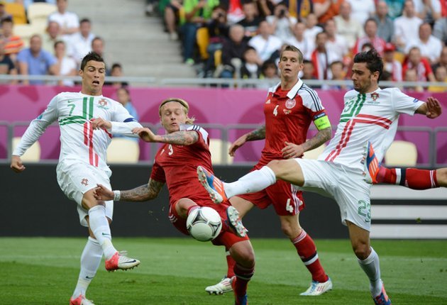 EURO 2012 - Portugal vs. Denmark, 13.06.2012#ForçaPortugal(via Football Photos | Pictures - Yahoo! Sport UK)