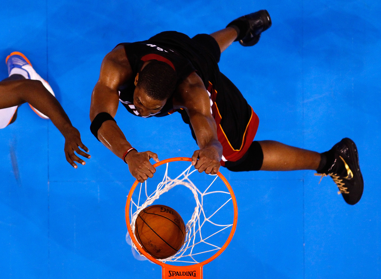 June 14, 2012 - NBA Finals Game 2: Miami Heat at Oklahoma City Thunder.
(Photo by Mike Ehrmann/Getty Images)
