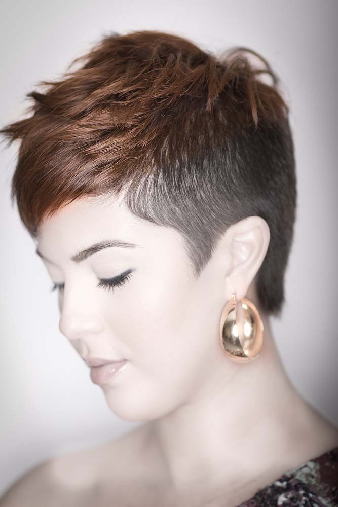 Short Hairstyles for Women with Shaved Sides