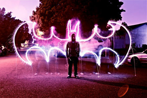 #batman #swag #lights #fire #creative #night