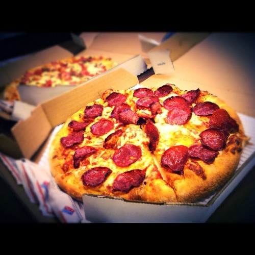 Pizza photo with Instagram Filter