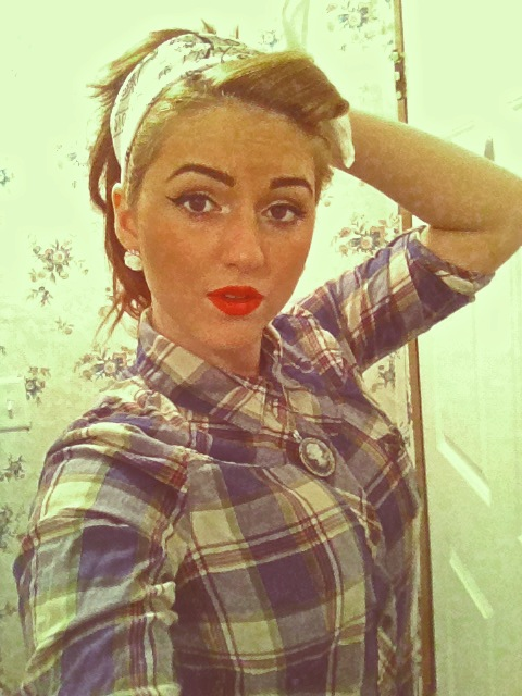 50s Hairstyles with Bandana