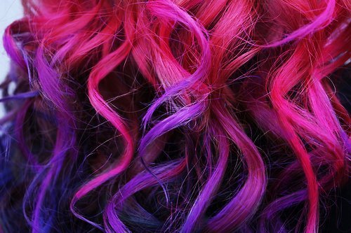 Pink and Purple Ombre Hair Tumblr