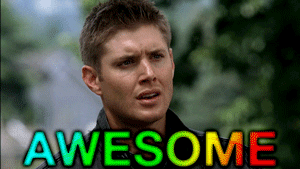 SPNG Tags: Dean / AWESOME / Funny /
A special thanks to weirdosandra for submitting this!
Looking for a particular Supernatural reaction gif? This blog organizes them so you don’t have to spend hours hunting them down.
