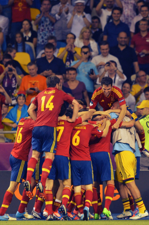 anthonyredblue:

Spain Champions of Europe!
