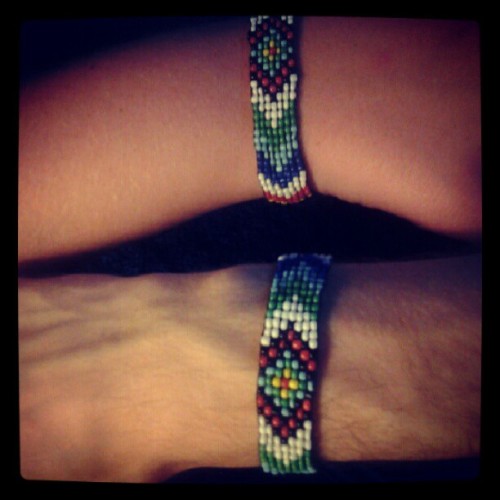 Bracelets with my Kaelyn! (Taken with Instagram)