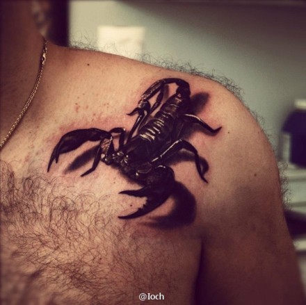 Tattoos Tumblr on Scorpion Tattoo  3d Scorpion Tattoo Design  3d Tattoo Design