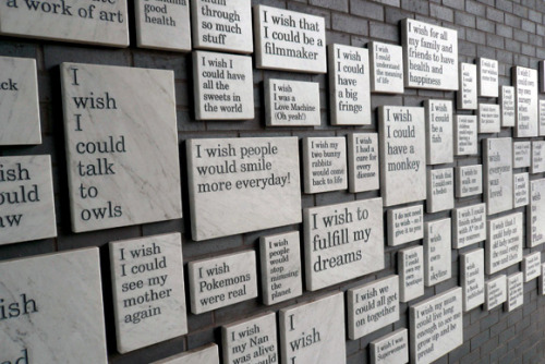 “wall of wishes” by gordon young