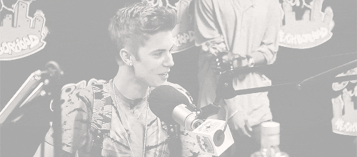 
Justin Bieber Things:  His laugh
