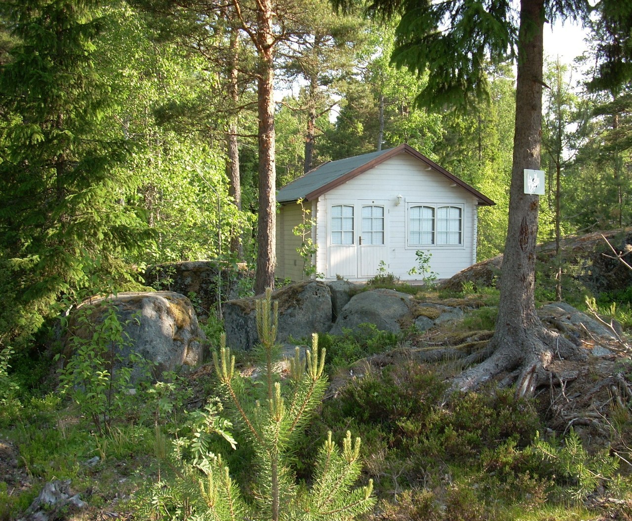 Summer cabin north of Stockholm, Sweden.