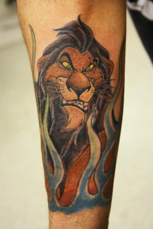 This is a Scar tattoo I did on