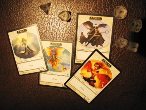 Magic the Gathering - Angel Tokens
Fav card art - illustrated by Anthony Palumbo