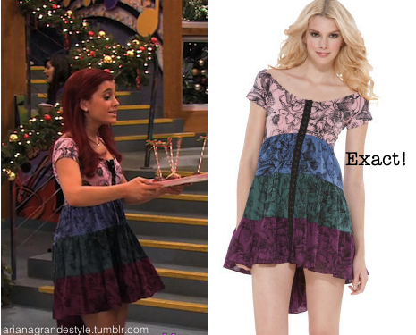 Requested: Cat wore this pretty Garden Dress from Betsey Johnson on the episode &#8220;a christmas Tori&#8221;. 