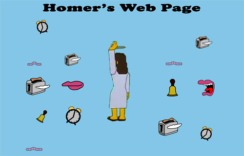 La página Web de Homer