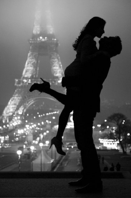 Love Is Endless... (love,couples,cute,black and white,shadow photography,paris)