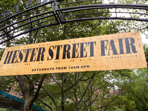 Went to the Hester Street fair last Saturday for lunch. It&#8217;s a cute little market with baked goods, coffee, ice cream, vintage goods, and artsy knick knacks. 