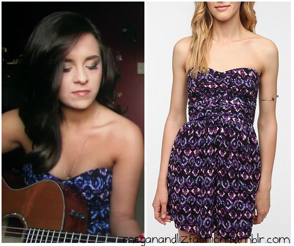 This is the dress Megan wears in their fearless cover. (watch it here)Buy it HERE from Urban Outfitters for $59 