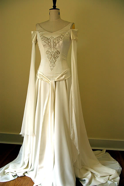 pagan celtic wedding dresses