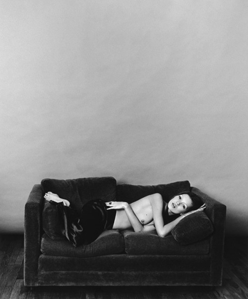 Kate Moss photographed by Michel Haddi.