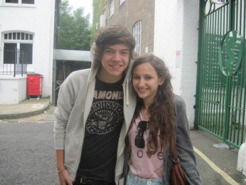 Harry with a fan today!