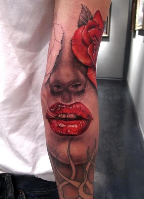 Tattoo Of Lips