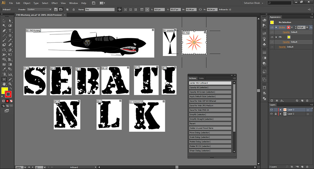 : WEEK 55 – Adobe Illustrator CS6 and Edge  Preview Web Animation |  Sebastian Bleak