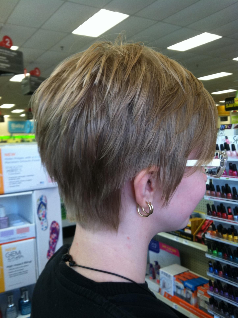 genderf3cked:Back of my head after my haircut on Thursday. This is the ...
