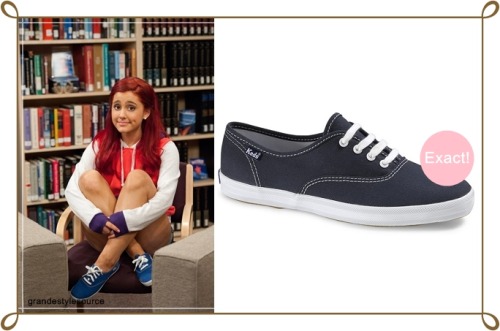 Requested: Ariana Grande as Cat Valentine in &#8216;The Breakfast Bunch&#8217; and &#8216;A Christmas Tori&#8217;Exact Keds Champion Original in Navy | $40 (They&#8217;re a little bit darker then Cat&#8217;s but you can look around on the site. I think the lighter blue isn&#8217;t available anymore)