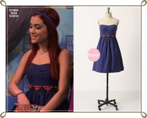 Ariana Grande as Cat Valentine in &#8216;A Film By Dale Squires&#8217; (part 1)Exact Anthropologie Fairy Cake Dress | (currently unavailable) 