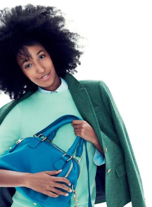 I Saw It In A September Issue: Julia Sarr-Jamois for J. Crew’s 2012 F/W Campaign.