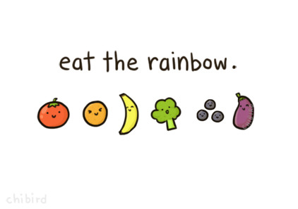 Not in skittles, but in fruits and vegetables! :D