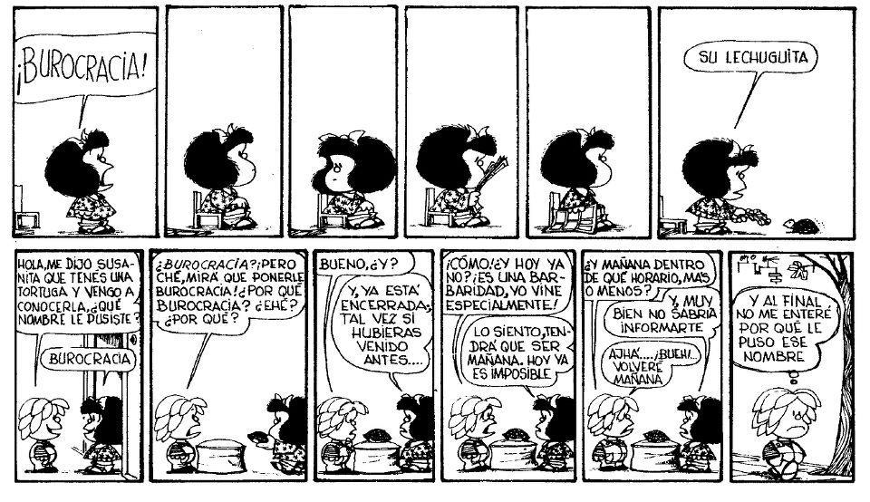 Personajes de Mafalda Burocracia