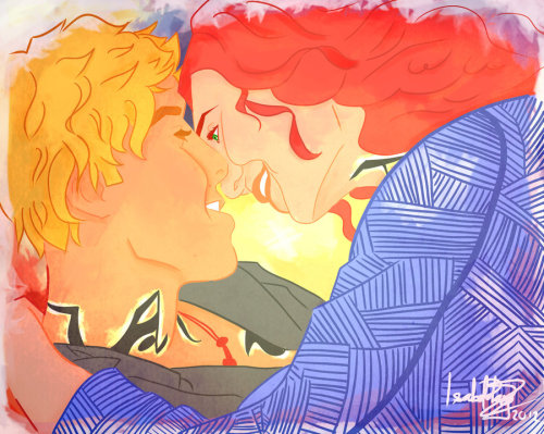 theherondaleboys:

Their smiles in this kills me in the very best of ways. Sometimes when I think my OTP feelings for Jace &amp; Clary are dulling a little, I see stuff like this and remember how beautiful they can be. Gah…
The World Can Fall as Long as We’re Together… by ~MemoiresDuneFille
