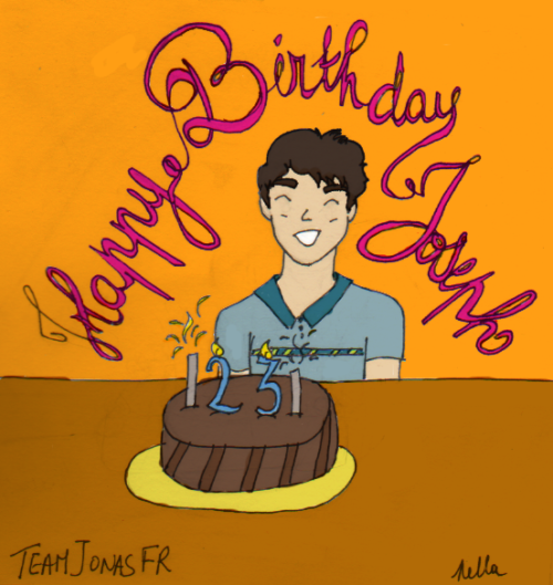 Wanted to try something! haha Happy Birthday Joe&#160;: )  (drawing by me)