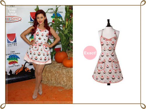 Requested: Ariana Grande at the 2011 Camp Ronald Mcdonald EventExact Anthropologie Cupcake Apron | $24,30 thanks to lauren1lava1lamp
