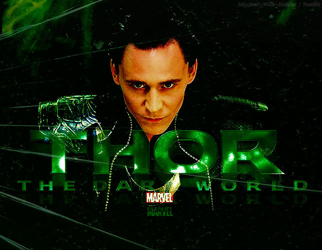 Mischief ~ With ~ Hiddles, Thor | The Dark World version; Loki