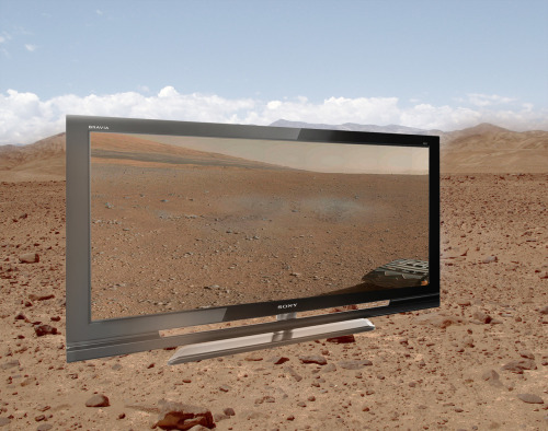 An Image Taken by Curiosity on Mars, Displayed in the Nevada Desert, 2012Site Specific Installation
☯
