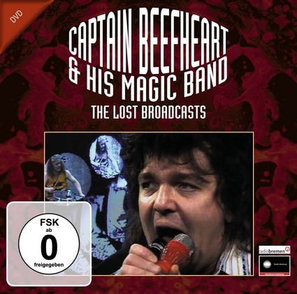 CAPTAIN BEEFHEART & THE MAGIC BAND – ‘THE LOST BROADCASTS’ Captain Beefheart was undoubtedly an eccentric genius, who was very much an acquired taste, and is sadly missed. ‘Trout Mask Replica’ is often quoted as an all-time classic album, at the same time as featuring in ‘most unlistenable’ album lists. I have to admit that it isn’t an album that I find able to listen to in its entirety but do still find pleasure in listening to individual tracks when the mood takes me. Hearing tracks from it always reminds me of where I first heard the Captain, and many other wonderful musicians – John Peel’s radio shows. I am so grateful that he had the courage and vision to play tracks that didn’t conform to accepted station playlists; and that I found his shows! I am most definitely one who has a ‘taste’ for the output of Don Van Vliet, aka The Captain, and had the great pleasure of seeing him and The Magic Band playing live in Edinburgh back in the early 1970s on a couple of occasions in ‘The Empire’, now ‘The Festival Theatre’ The DVD that arrived features some rare footage of the band in a German TV studio in 1972. It is fair to say that it is unlikely to race to the top of any best-seller charts, but to a genuine fan it is pure gold and provides a wonderful glimpse into the past. The DVD offers an opportunity to appreciate the skills of Rockette Morton as he plays a bass solo (entitled ‘Mascara Snake’ in tribute to a previous band member), and the whole band during a couple of takes of the wonderful ‘Click Clack’ and ‘I’m Going To Booglarize You Baby’, all blended with some free-form jazz playing and lyrics that are recited more as poetry than mere song component parts. In general, the music played here is much more accessible than that contained on ‘Trout Mask Replica’. I have always greatly appreciated the song ‘Click Clack’, being one of those that successfully conjures up images of riding on steam trains. Sadly, this is something that young people today may never fully appreciate as train journeys now, certainly on electrified lines in the UK, are so relatively silent and devoid of all the sounds associated with earlier train journeys. The band’s eccentric image was enhanced by the names adopted by the musicians: Captain Beefheart (Don Van Vliet) – vocals, harp, (and I’m sure I recognised a soprano saxophone); Rockette Morton (Mark Boston) – guitar, bass; Zoot Horn Rollo (Bill Harkleroad) – guitar; Orejon (Roy Estrada) – bass; Ed Marimba (Art Tripp) – drums, (monocle); Winged Eel Fingerling (Elliot Ingber) – guitar.  An interesting piece of trivia that I discovered from reading the sleeve notes – in the same year as the video was recorded, Captain Beefheart & the Magic Band played in the UK at Bickershaw Festival near Wigan on May 7th, something that was promoted by Jeremy Beadle, later to become a TV personality in the 1980s before starting the long running ‘You’ve Been Framed’ show.  1/ Mascara Snake 2/ Click Clack 1 3/ Click Clack 2 4/ Golden Birdies 5/ Band intros 6/ I’m Gonna Booglarize You Baby 1 7/ I’m Gonna Booglarize You Baby 2 8/ Steal Softly Thru The Snow 9/ I’m Gonna Booglarize You Baby 3